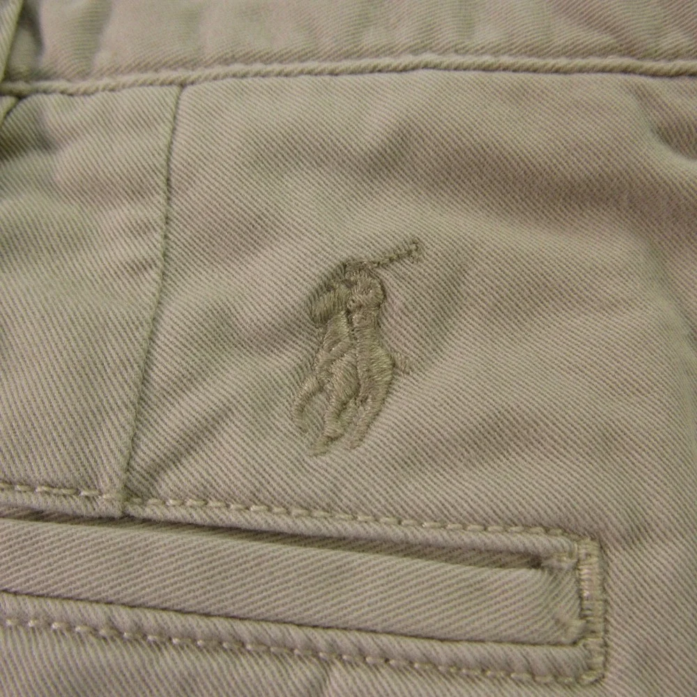 Polo Ralph Lauren Chino Shorts Mens 38x9 Beige Stretch Classic Fit Preppy Summer